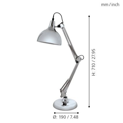 Eglo - Bordlampe  1xE27/40W/230V