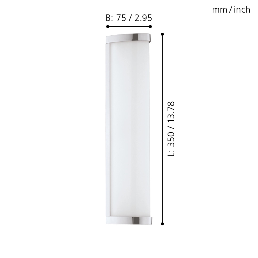 Eglo - LED-badeværelsesarmatur LED/8W/230V IP44