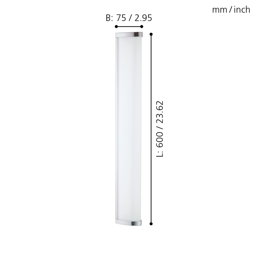 Eglo - LED badeværelsesarmatur LED/16W/230V IP44