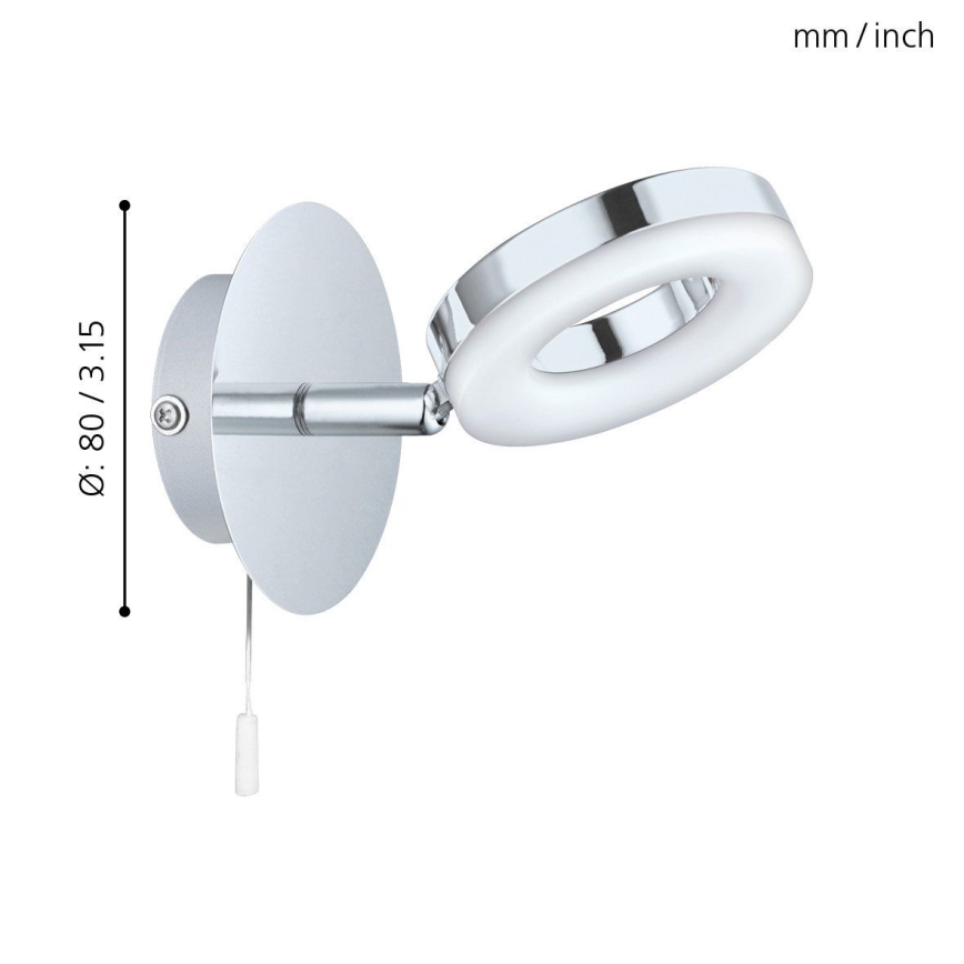 Eglo 94756 - LED badeværelseslampe GONARO 1xLED/3,8W/230V IP44