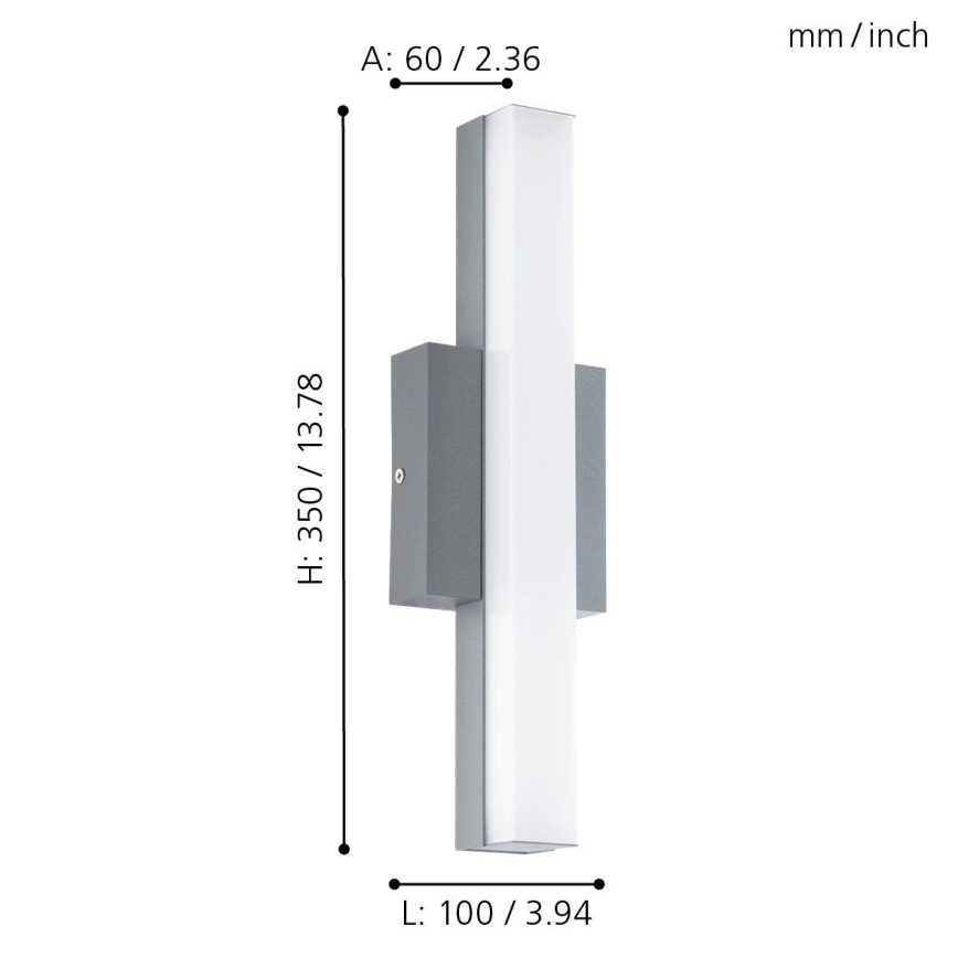 Eglo - Udendørs LED lampe 1xLED/8W/230V IP44