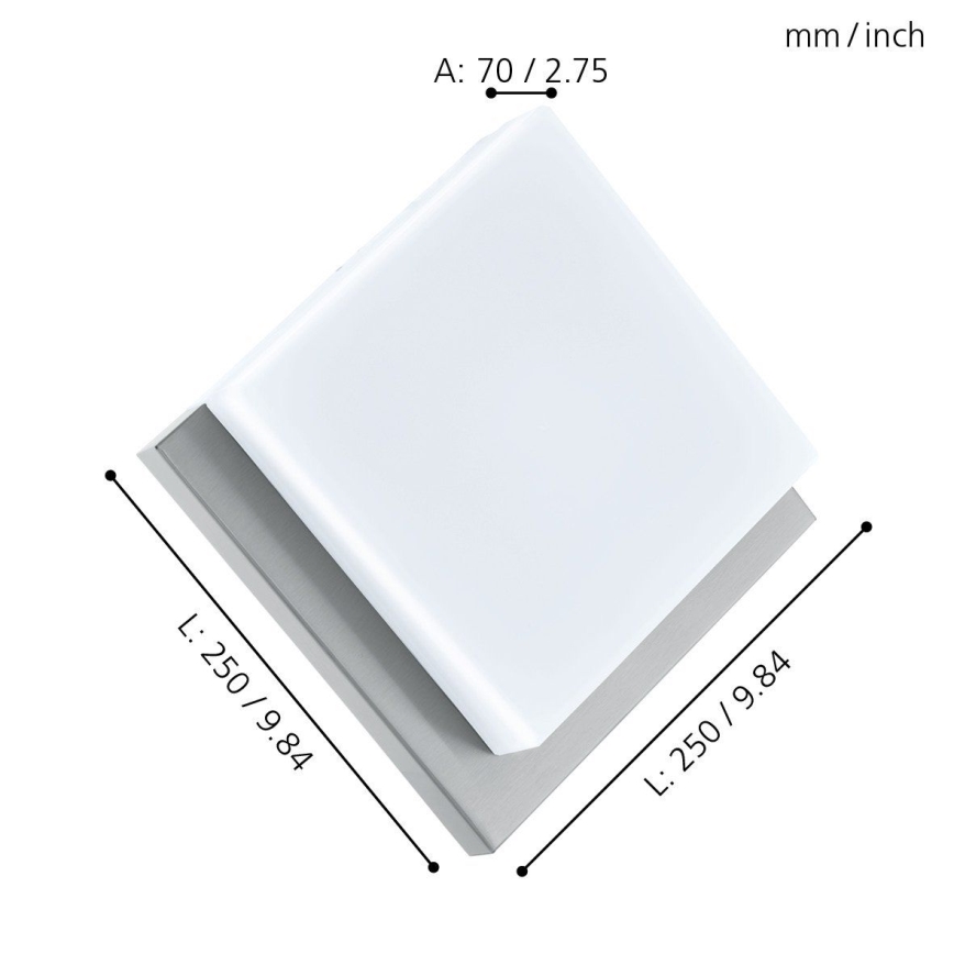 Eglo - Udendørs væglampe 1xLED/8,2W/230V IP44