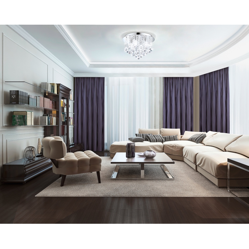 Eglo - LED Badeværelsesloftlampe 4xG9/3W/230V IP44