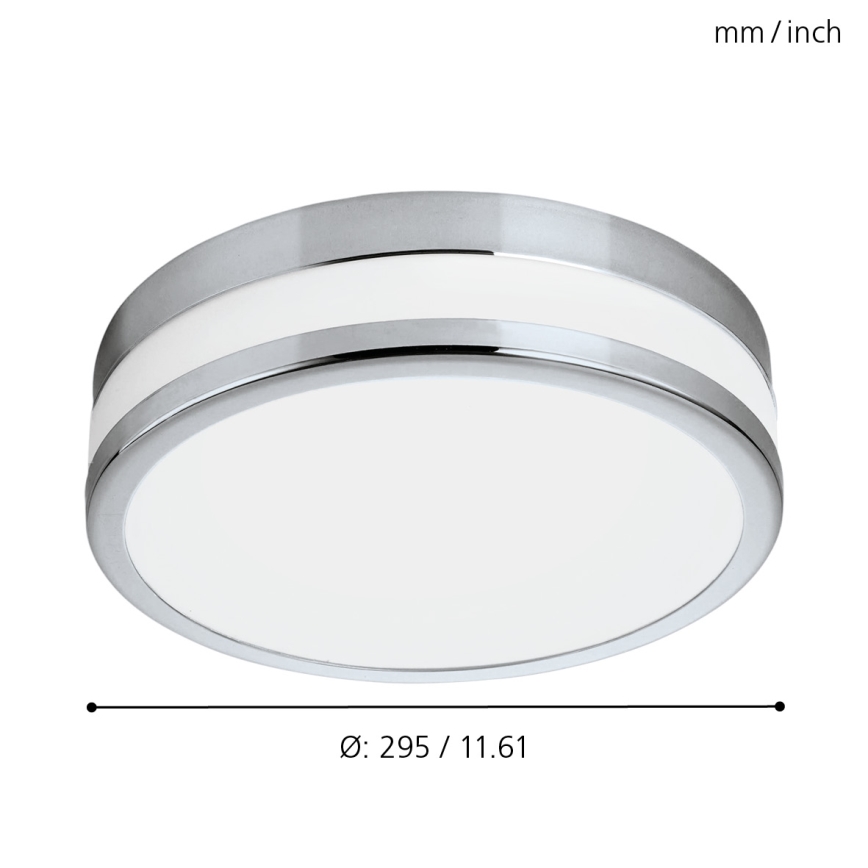 Eglo - LED badeværelseslampe LED 1xLED/24W/230V IP44