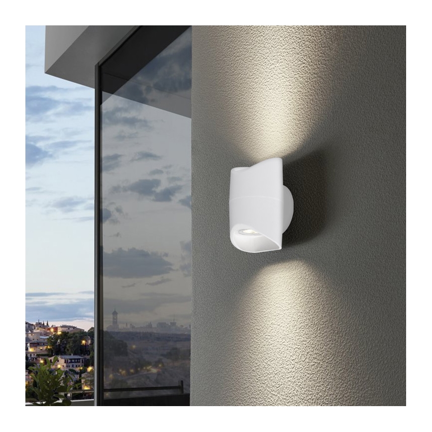 Eglo 95075 - Udendørs væglys ABRANTES 2xLED/6W/230V IP44