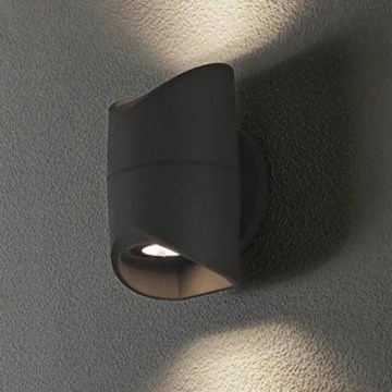 Eglo 95076 - Udendørs væglys ABRANTES 2xLED/6W/230V IP44