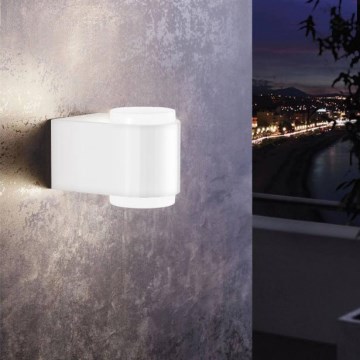 Eglo 95077 - Udendørs væglampe BRIONES 2xLED/3W/230V IP44