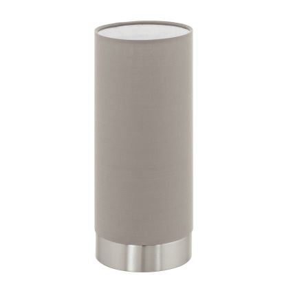 Eglo - Bordlampe dæmpbar 1xE27/40W/230V taupe