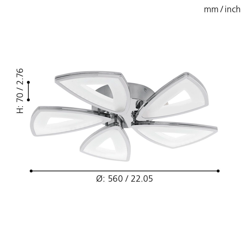 Eglo - LED loftsbelysning 5xLED/6W/230V