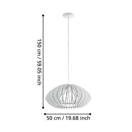 Eglo - Lysekrone 1xE27/60W/230V