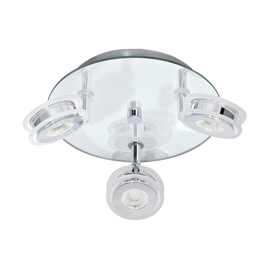 Eglo 95279 - LED spotlampe til badeværelse AGUEDA 3xLED/3,3W/230V
