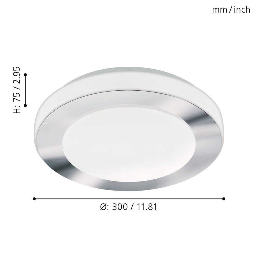 Eglo - LED badeværelseslampe LED 1xLED/11W/230V IP44