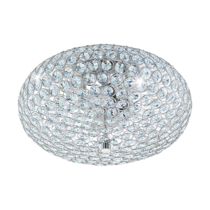 Eglo - Krystal loftslampe 2xE27/60W/230V