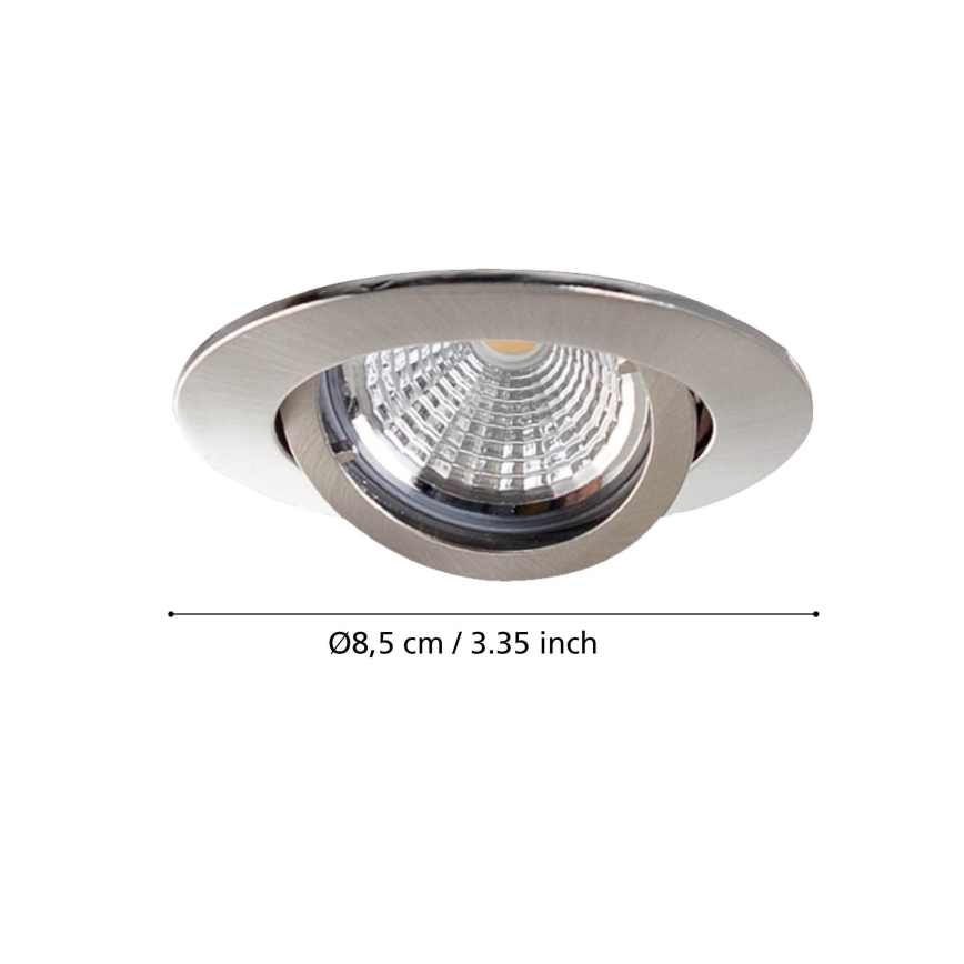 Eglo - 3x LED indbygningsspot TEDO 3xGU10-LED/5W/230V