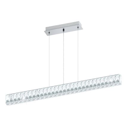 Eglo 95543 - Krystalpendel på wire TELLUGIO-S LED/36W/230V 3000K