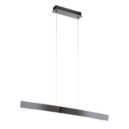 Eglo 95549 - LED dæmpbar pendel på stålwire FORNES-S LED/24W/230V 2700-6500K sort krom