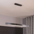 Eglo 95549 - LED dæmpbar pendel på stålwire FORNES-S LED/24W/230V 2700-6500K sort krom