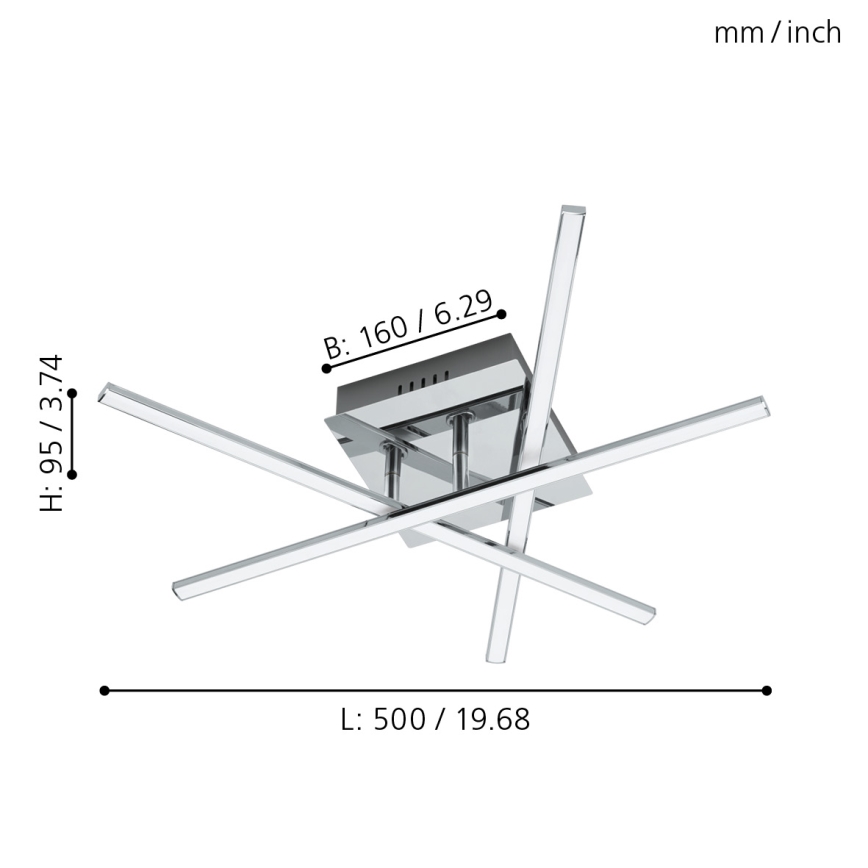 Eglo - LED loftlampe LED/13,2W/230V