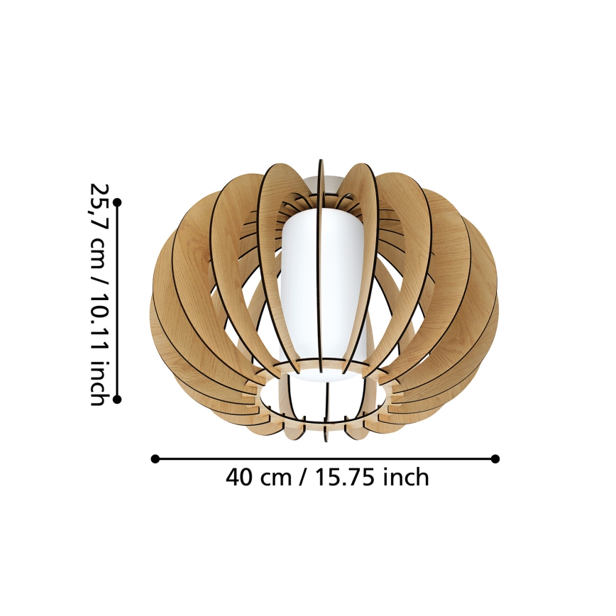 Eglo - Loftlampe 1xE27/60W/230V