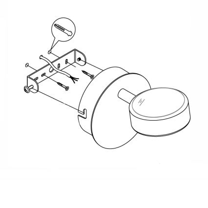 Eglo - LED spotlamper 1xLED/5,4W/230V