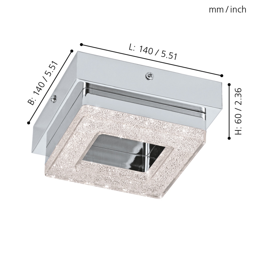 Eglo - LED loftlampe 1xLED/4W/230V