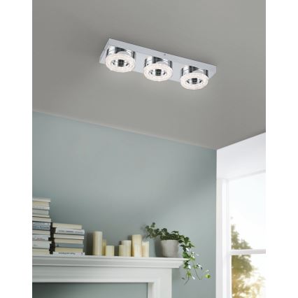 Eglo - LED krystal loftslampe 3xLED/4W/230V