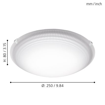 Eglo - LED loftsbelysning LED/8,2W/230V