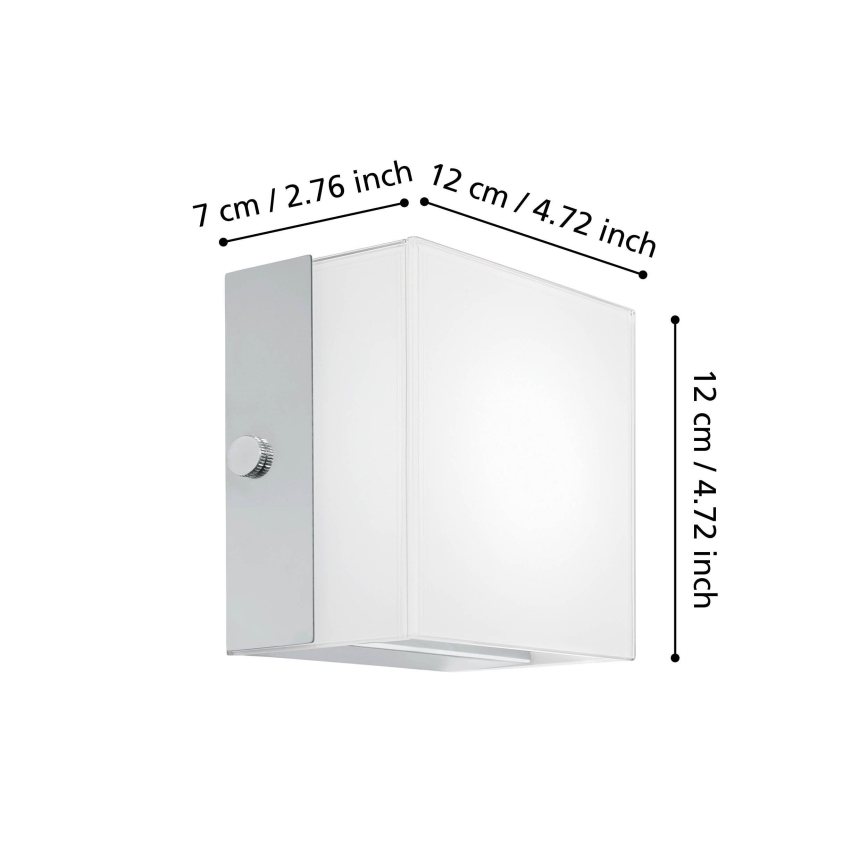 Eglo 95747 - LED væglampe ALEA 2 LED/3,7W/230V