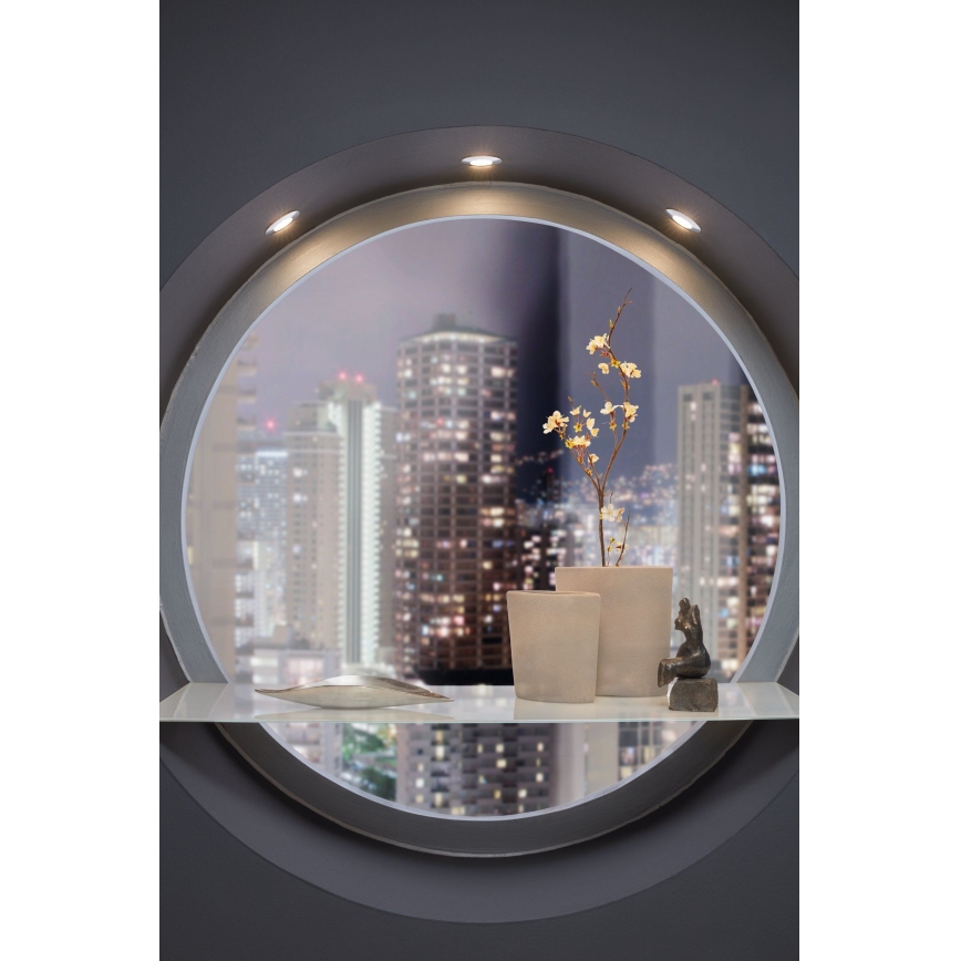 Eglo - Sæt med 3 LED-indbygningsspots PINEDA LED/6W/230V