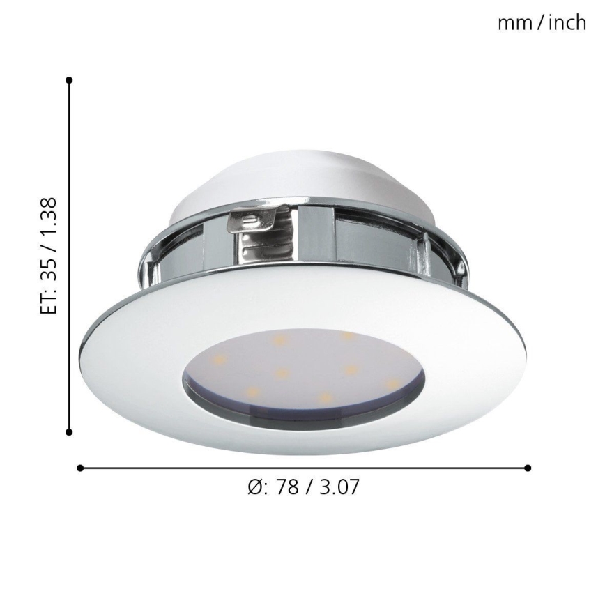 Eglo - LED hængende loftslampe 1xLED/4,9W/230V