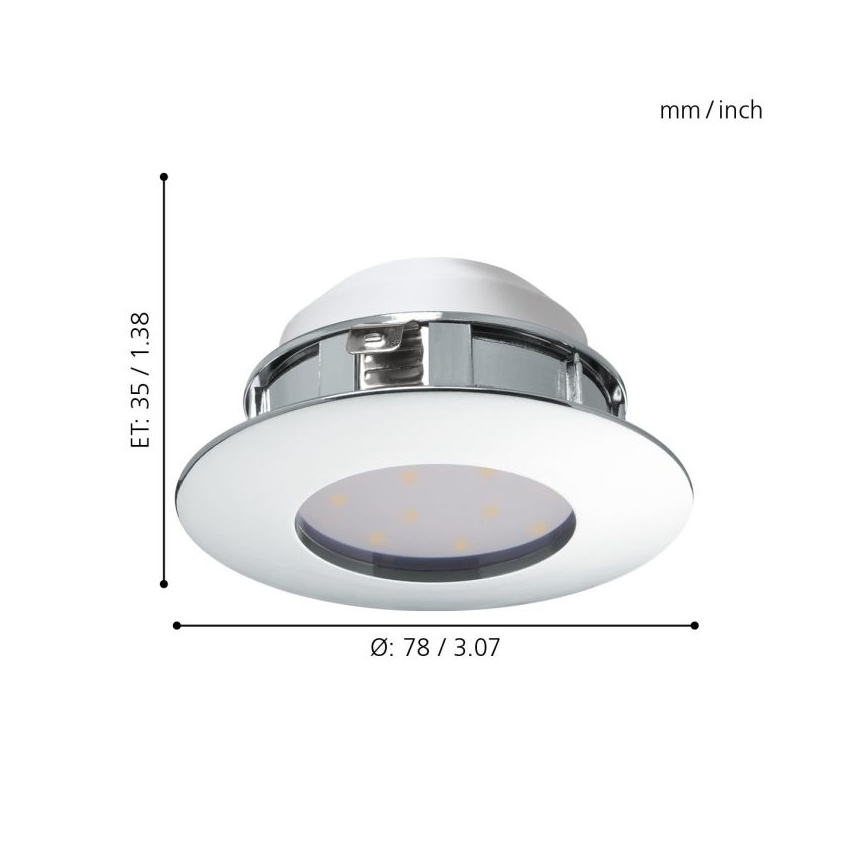Eglo - SÆT 3x LED hængende loftslampe PINEDA 1xLED/4,9W/230V