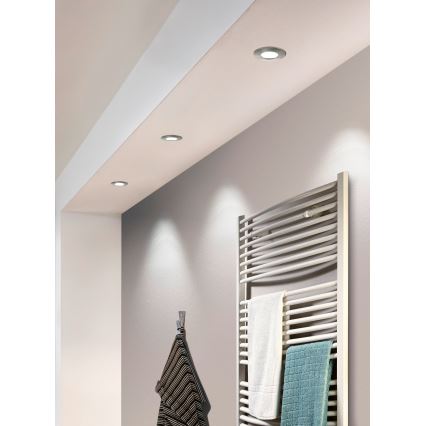 Eglo - 3x LED indbygningslampe PINEDA 1xLED/4,9W/230V