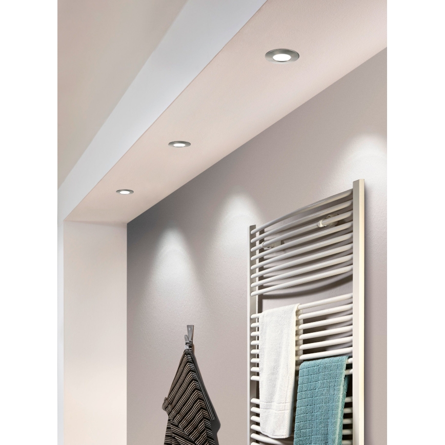 Eglo - 3x LED indbygningslampe PINEDA 1xLED/4,9W/230V