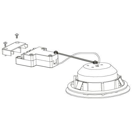 Eglo - 3x LED indbygningslampe PINEDA 1xLED/4,9W/230V
