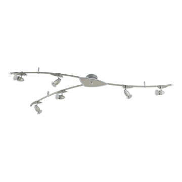 Eglo 95826 - LED spotlamper WAVE LED 6xGU10-LED/3W/230V