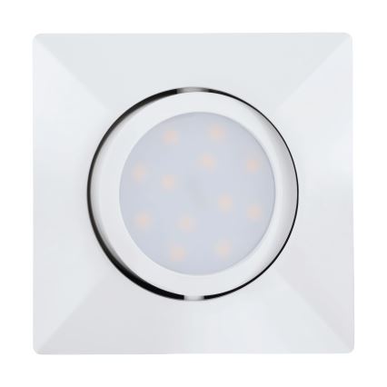 Eglo - LED indbygningsspots 3 stk. PINEDA 1xLED/4,9W/230V