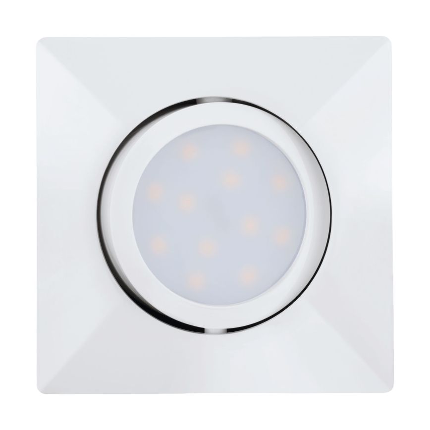 Eglo - LED indbygningsspots 3 stk. PINEDA 1xLED/4,9W/230V