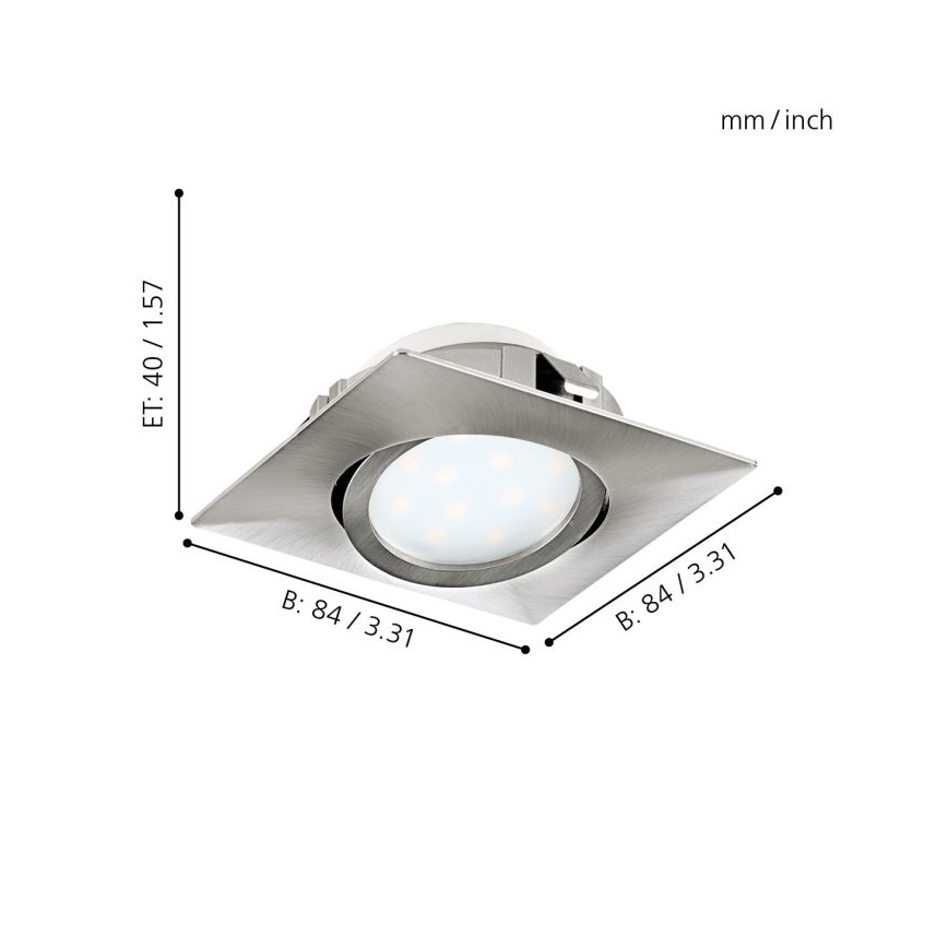 Eglo - SÆT 3x LED hængende loftslampe PINEDA 1xLED/4,9W/230V