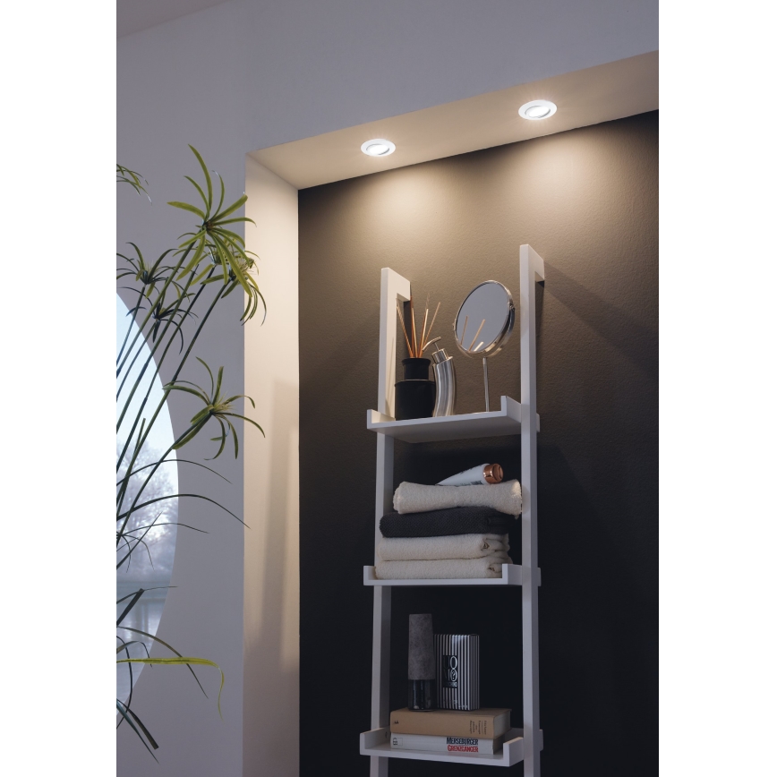 Eglo - Sæt med 3 LED-indbygningsspots PINEDA LED/4,9W/230V