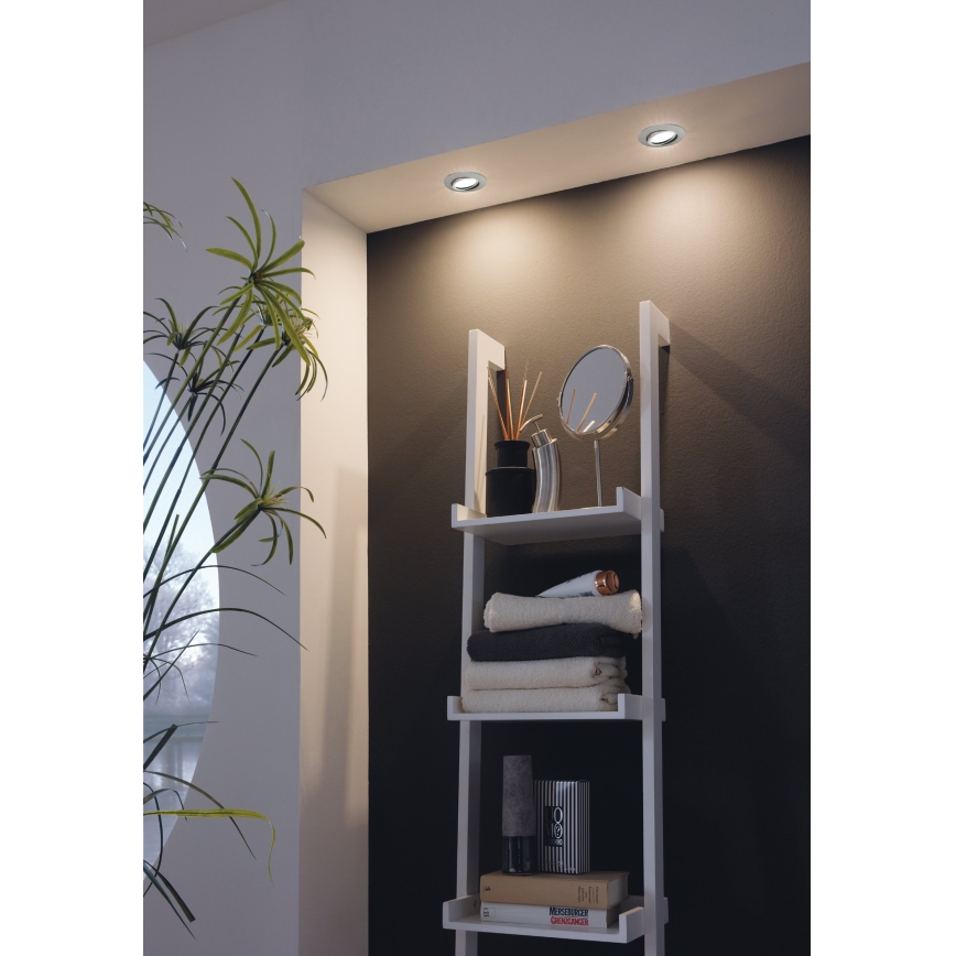 Eglo - 3x LED indbygningsspot PINEDA 1xLED/4,9W/230V