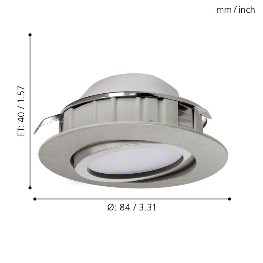 Eglo - LED indbygningsspot LED/6W/230V