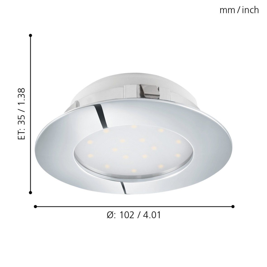 Eglo - LED indbygningsspot LED/12W/230V