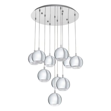 Eglo - LED lysekrone 10xGU10-LED/4W/230V