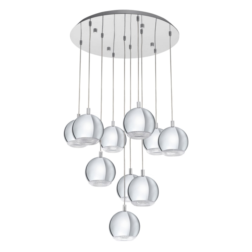 Eglo - LED lysekrone 10xGU10-LED/4W/230V