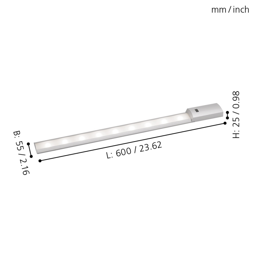 LED underskabslampe med sensor TEYA LED/8,1W/230V