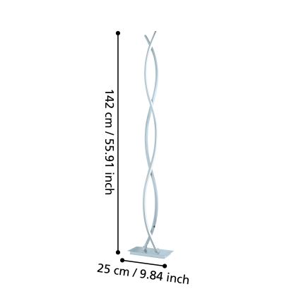 Eglo - LED gulvlampe 4xLED/9W/230V