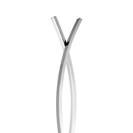 Eglo - LED gulvlampe LED/36W/230V blank krom