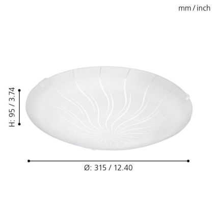 Eglo - LED loftsbelysning LED/11W/230V