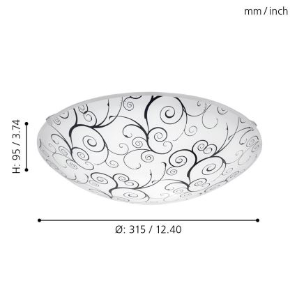 Eglo - LED loftsbelysning LED/11W/230V