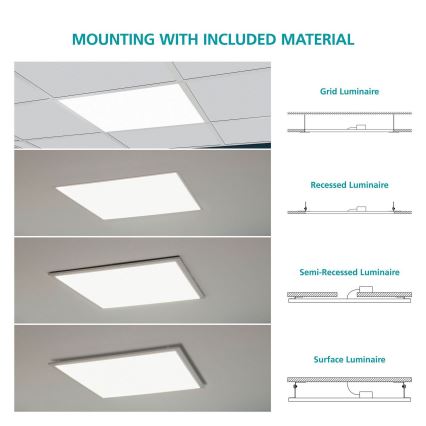 Eglo - LED indbygningspanel LED/40W/230V